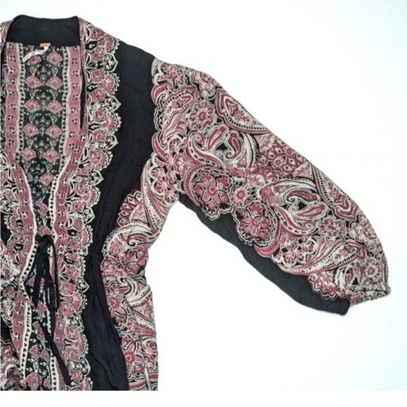 Free people azalea bohemian midi dress sz xs - Picture 11 of 13